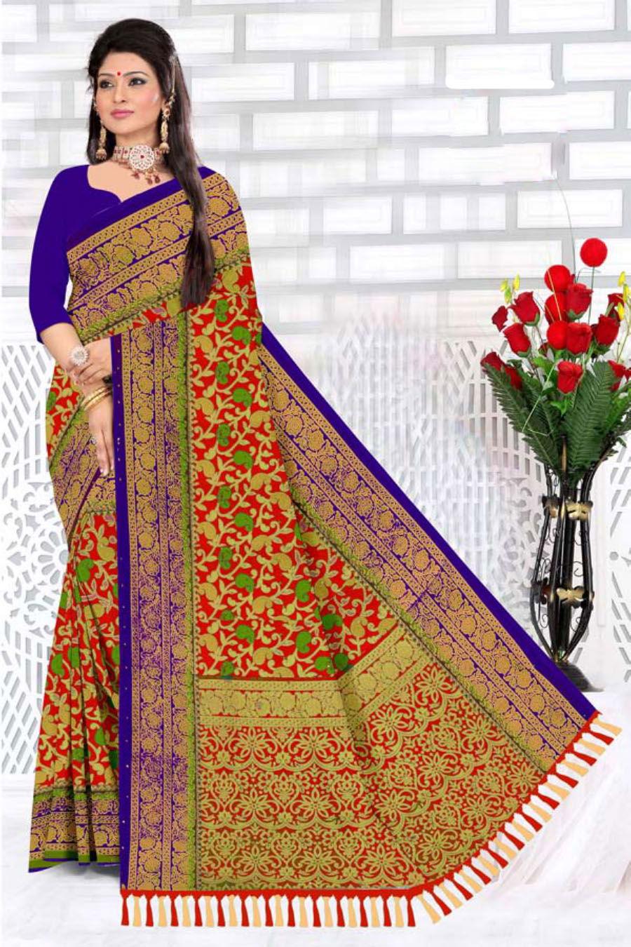 Renial Printed 2 New Latest Designer Ethnic Wear Saree Collection